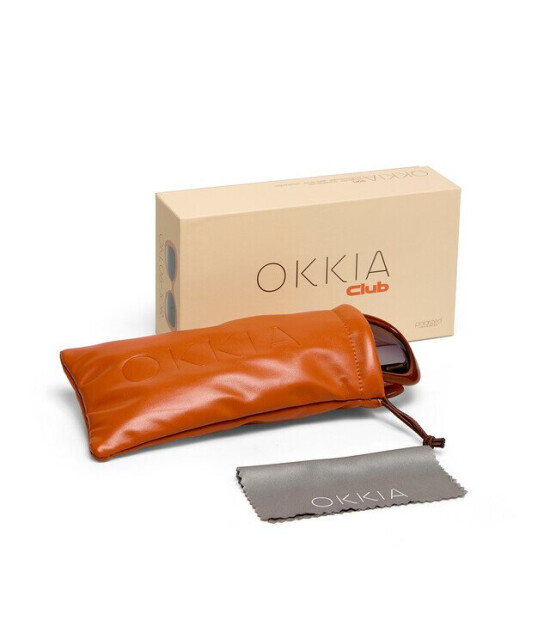 Okki̇a Okkia Club PROCIDA Siyah Lens Polarize G&uuml;neş G&ouml;zl&uuml;ğ&uuml; Turuncu Jel
