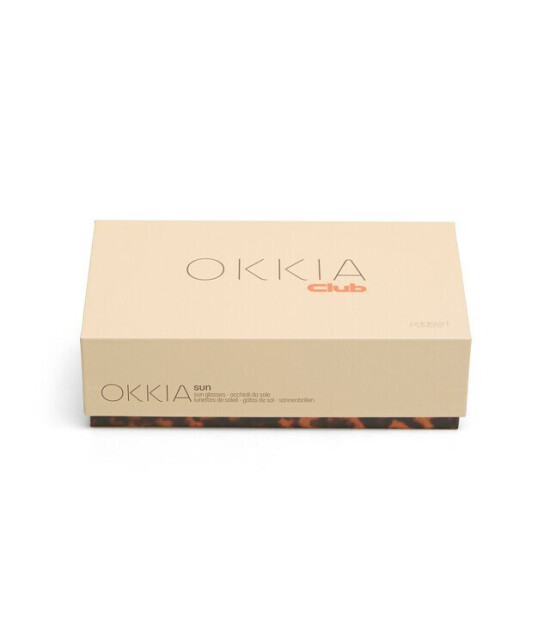 Okki̇a Okkia Club PROCIDA Yeşil Lens Polarize G&uuml;neş G&ouml;zl&uuml;ğ&uuml; Klasik Havana
