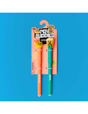 OMY Pen Buddies Silinebilir Kalem - Mewchi & Noo