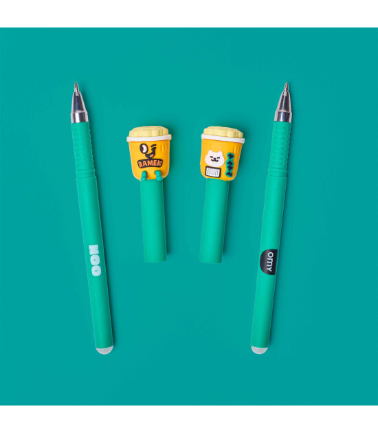 OMY Pen Buddies Silinebilir Kalem - Mewchi & Noo