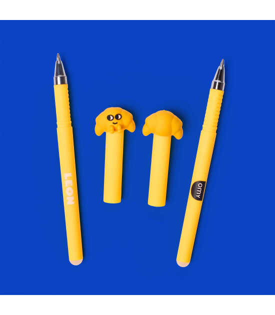 OMY Pen Buddies Silinebilir Kalem - Leon & Miky