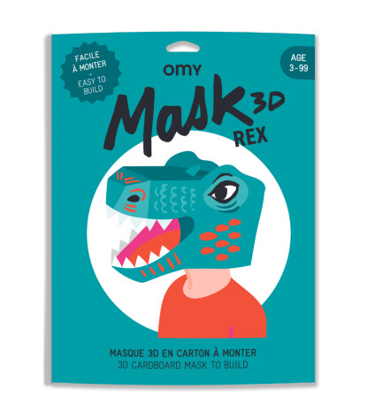 OMY XXL Karton 3D Maske // T-REX