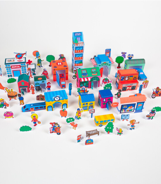 OMY 3D Paper Toys // City