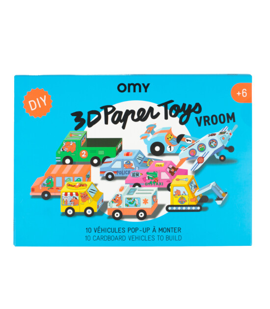 OMY 3D Paper Toys // Vroom