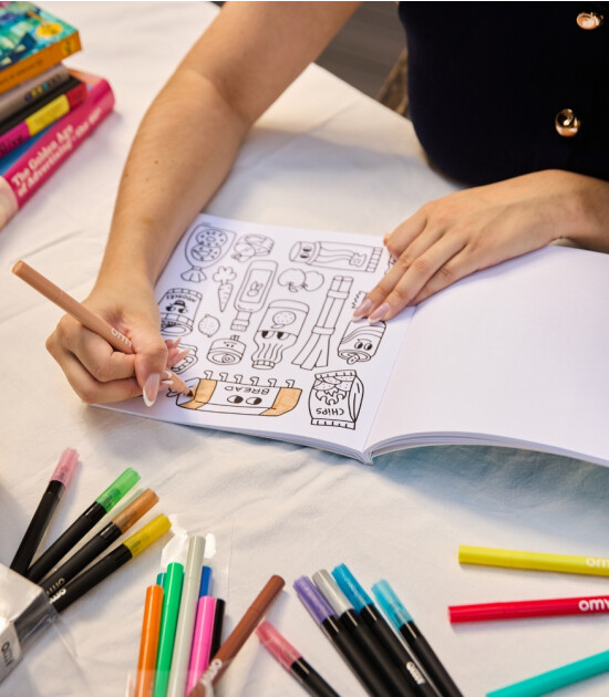 OMY Boyama Kitabı // S&uuml;permarket