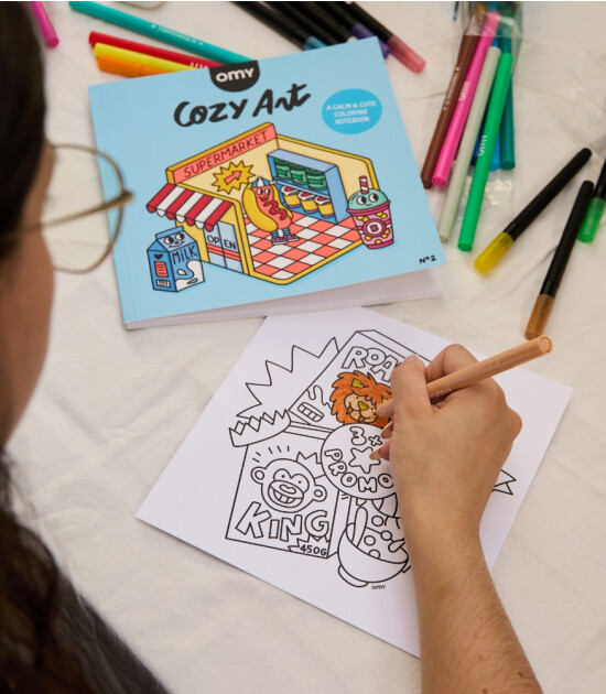 OMY Boyama Kitabı // S&uuml;permarket