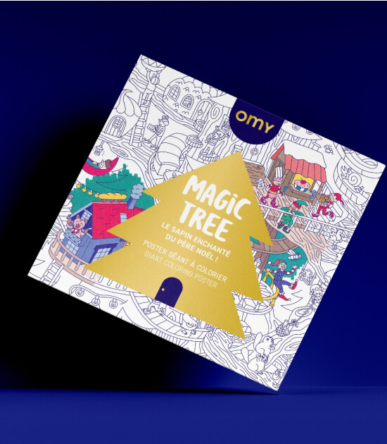 OMY Coloring Poster - Boyama Posteri // Magic Tree