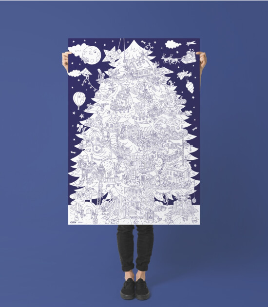 OMY Coloring Poster - Boyama Posteri // Magic Tree