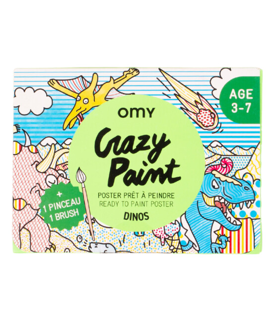 OMY Crazy Paint Sürpriz Boya Kiti // Dino