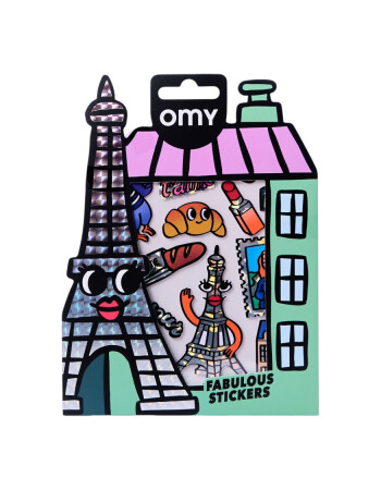 OMY Fabulous Big Sticker Seti // Paris Eiffel