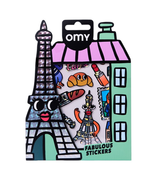 OMY Fabulous Big Sticker Seti // Paris Eiffel