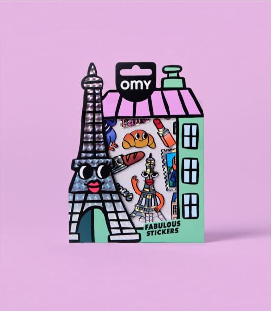 OMY Fabulous Big Sticker Seti // Paris Eiffel