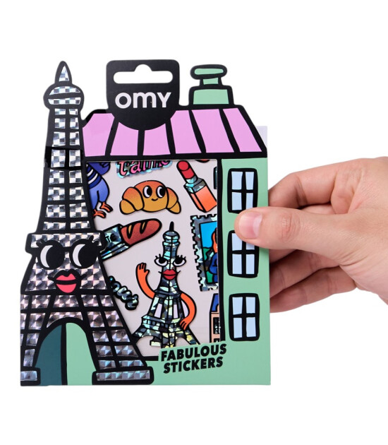 OMY Fabulous Big Sticker Seti // Paris Eiffel