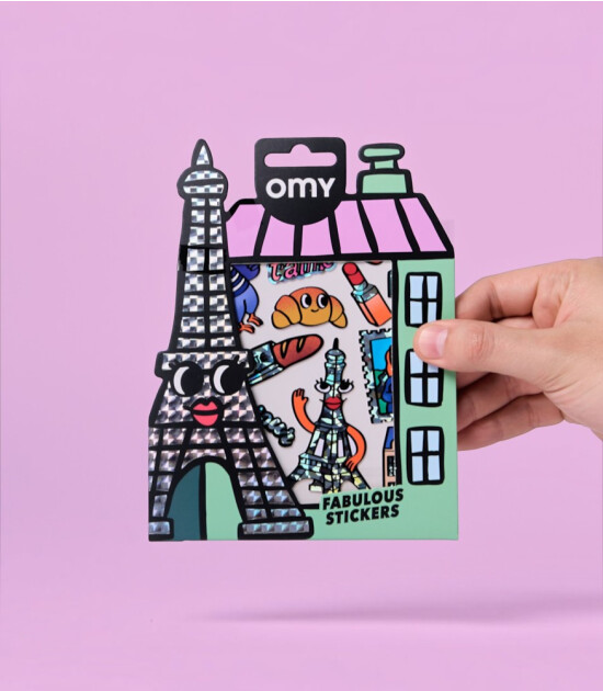 OMY Fabulous Big Sticker Seti // Paris Eiffel