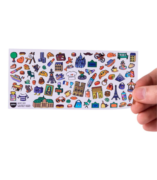 OMY Fabulous Boutique Sticker Seti // Paris