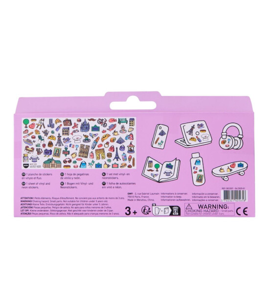 OMY Fabulous Boutique Sticker Seti // Paris