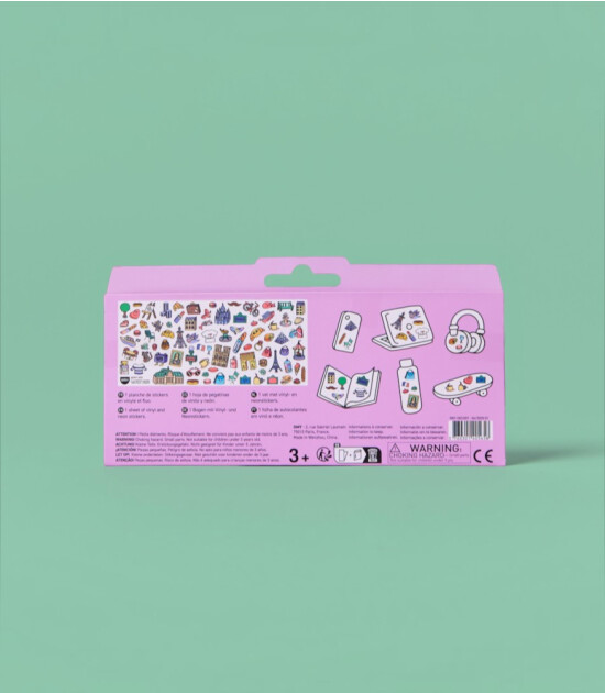 OMY Fabulous Boutique Sticker Seti // Paris