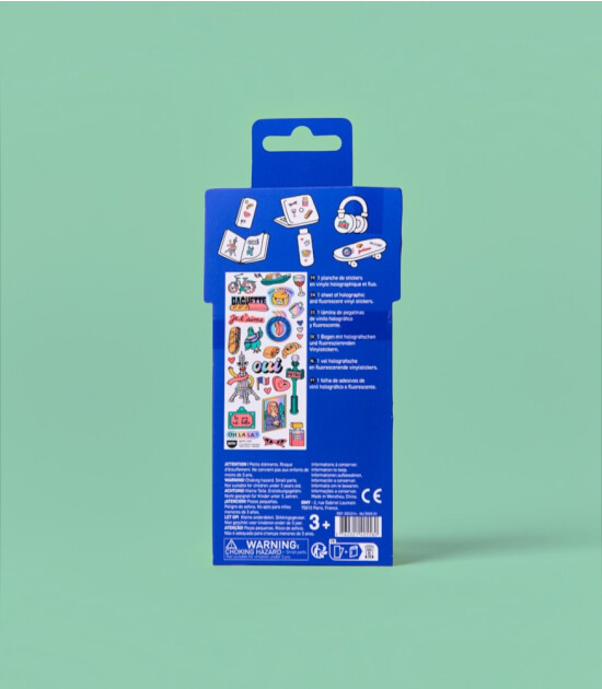 OMY Fabulous Iconic Sticker Seti // Paris Blue