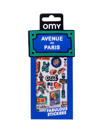 OMY Fabulous Iconic Sticker Seti // Paris Blue