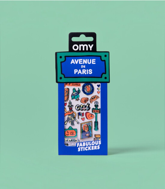 OMY Fabulous Iconic Sticker Seti // Paris Blue