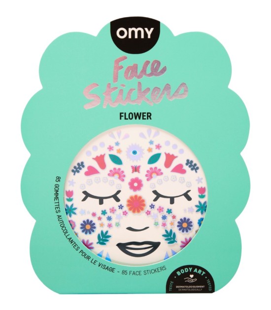 OMY Yüz Sticker // Flower