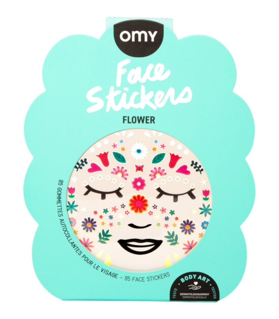 OMY Yüz Sticker // Flower