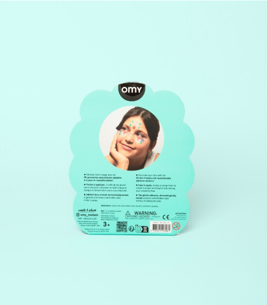OMY Yüz Sticker // Flower