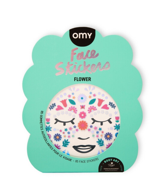OMY Yüz Sticker // Flower