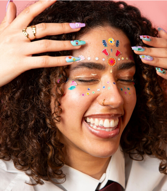 OMY Yüz Sticker // Flower