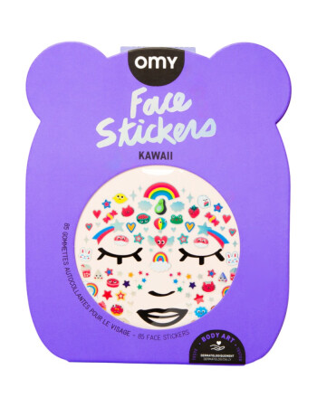 OMY Yüz Sticker // Kawai