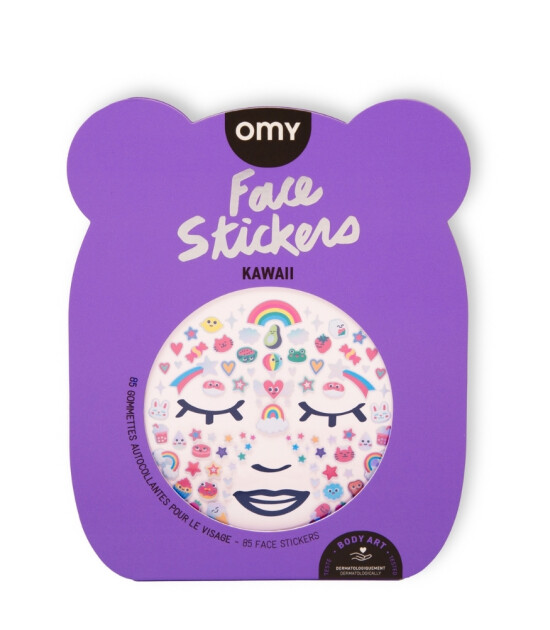 OMY Yüz Sticker // Kawai
