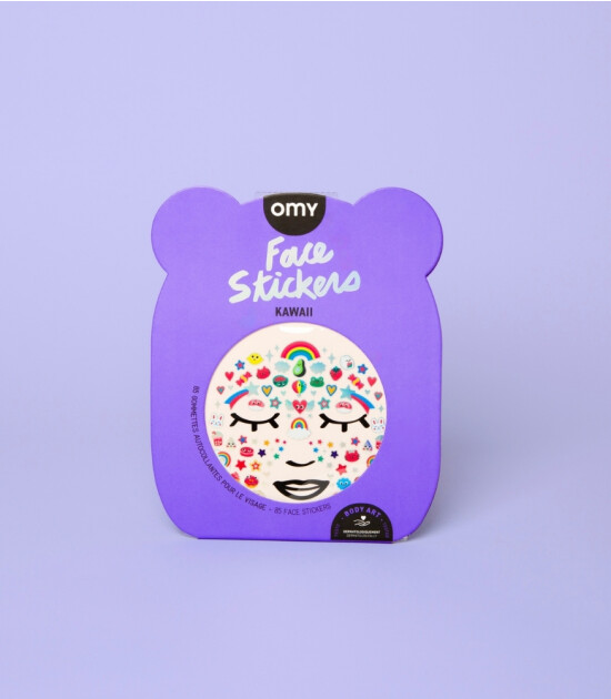 OMY Yüz Sticker // Kawai