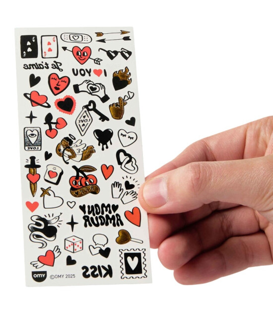 OMY Flash Tattoos Mini Ge&ccedil;ici D&ouml;vme Seti // Crazy In Love