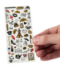 OMY Flash Tattoos Mini Ge&ccedil;ici D&ouml;vme Seti // I Love Paris