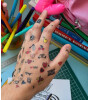 OMY Flash Tattoos Mini Ge&ccedil;ici D&ouml;vme Seti // Flower Pop