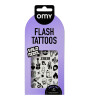 OMY Flash Tattoos Mini Ge&ccedil;ici D&ouml;vme Seti // Wild Rebel