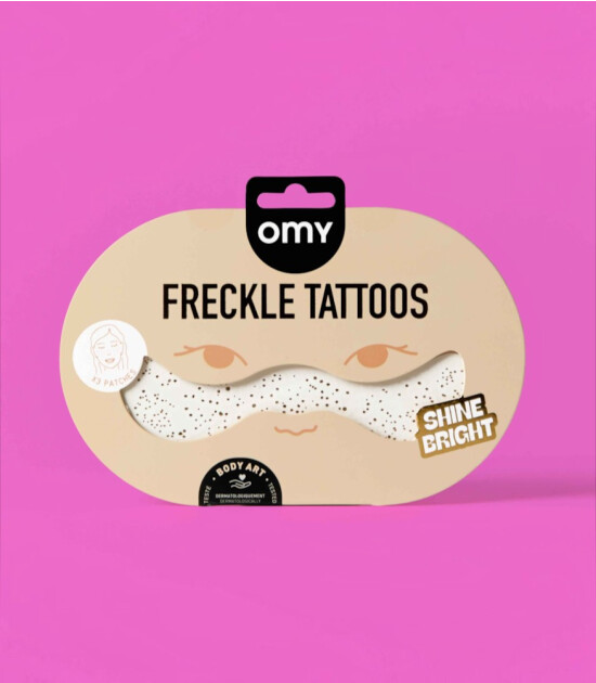 OMY Freckle Tattoos Ge&ccedil;ici &Ccedil;il D&ouml;vmesi // Shine Bright