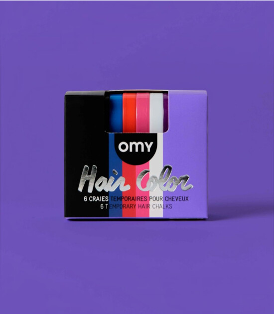 OMY Hair Chalk Sa&ccedil; Boyama Tebeşiri // Wicked (6 Renk)