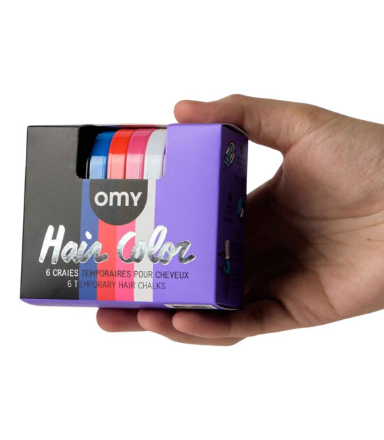 OMY Hair Chalk Sa&ccedil; Boyama Tebeşiri // Wicked (6 Renk)
