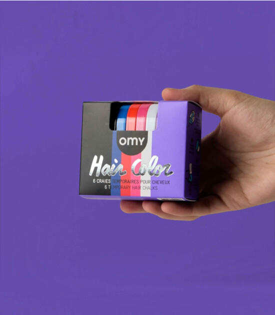 OMY Hair Chalk Sa&ccedil; Boyama Tebeşiri // Wicked (6 Renk)
