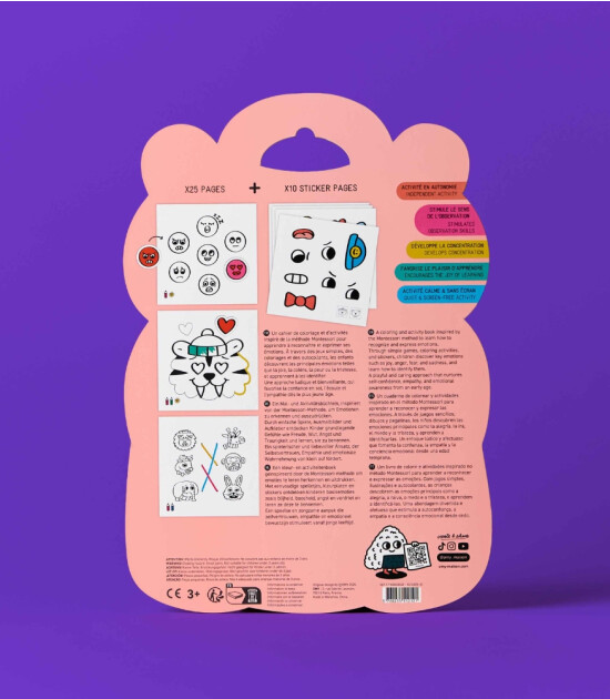 OMY Montessori Sticker Kitabı // Emotions