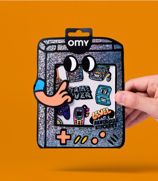 OMY Fabulous Sticker // Game Boy