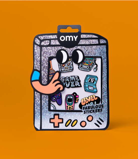 OMY Fabulous Sticker // Game Boy