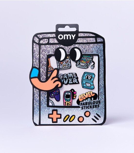 OMY Fabulous Sticker // Game Boy