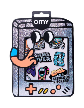 OMY Fabulous Sticker // Game Boy