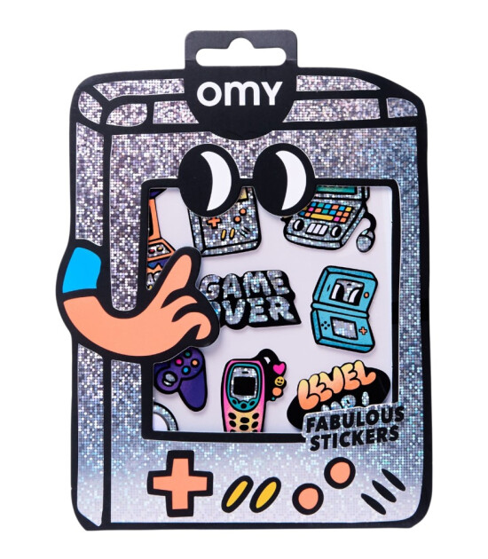 OMY Fabulous Sticker // Game Boy