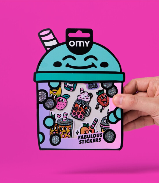 OMY Fabulous Sticker // Bubble Tea