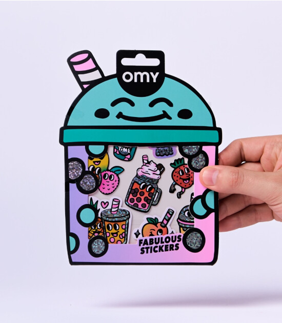 OMY Fabulous Sticker // Bubble Tea