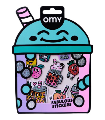 OMY Fabulous Sticker // Bubble Tea