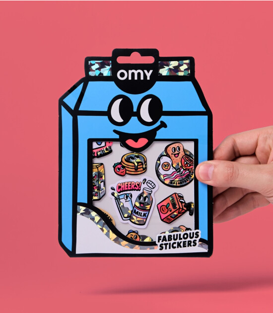OMY Fabulous Sticker // Milk